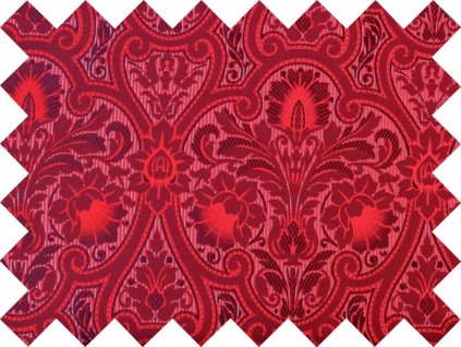 Brocade sample 5x10cm 50749 ROYAL red | 13