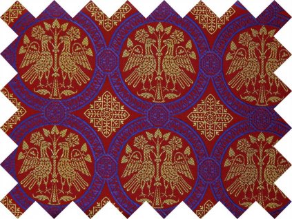 BROCADE PATTERN 5x10cm 51323 EAGLES red