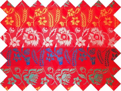 r 6461 53 krojovy brokat cervena 2