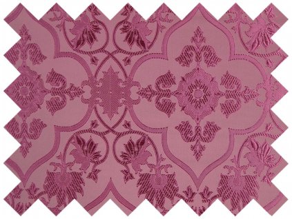 BROCADE PATTERN 5x10cm 50749 CROWN OF THORNS pink