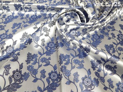 r 6448 r25 ondrin krojovy brokat modra 1