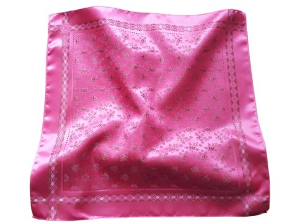 Folklore scarf Ondrin VSh 76x76 BLOOM fuchsia