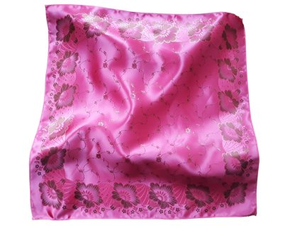 Folklore scarf Ondrin VSh 76x76 PHARBITIS fuchsia