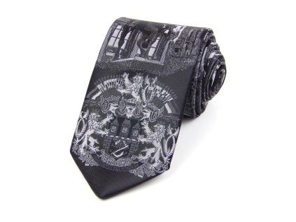 Tie polyester 8 cm PRAGUE Saint Wenceslas