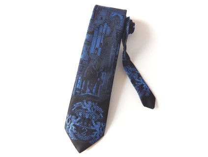 Tie polyester 8 cm PRAGUE Saint Wenceslas