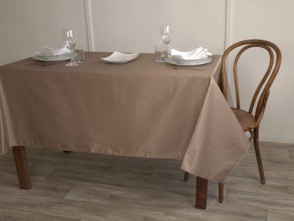 Odaska tablecloth diamonts coffe