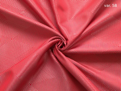 957 15 m0000128 luxusni brokat 160 50749 hexagon cervena r6282 58 cervena osnova cervena seda 1