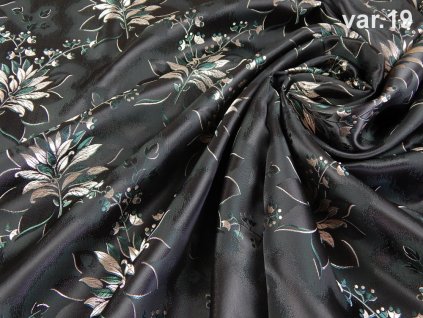 ondrin krojovy brokat r 6405 19 cerna zelena 1