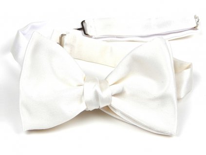 Bow tie CH 714 satin white