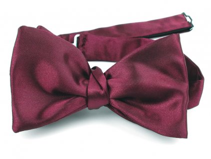 Bow tie PESh 714 satin burgundy