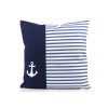 Nautical pillow case 40x40 embroidery ANCHOR