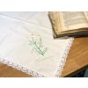 Tablecloth Ospen 50x50 embroidery CHAMOMILE