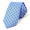 Polyester tie 7 cm polka dots