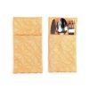 Cutlery pocket bag set 2 pcs STRUCTURE orange