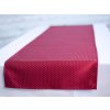 27600623 ubrus odaska 40x140 kosočtverečky vínová2