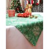 Tablecloth Odaska poinsettia green
