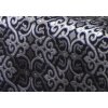 Tablecloth Brocade 40x140 gothic black silver