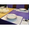 Tablecloth Odaska place setting 30x40 set 2 pcs white dots