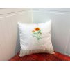 Pillow HERB 30x30 100% ba canvas CALENDULA embroidery