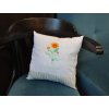 Pillow HERB 30x30 100% ba canvas CALENDULA embroidery