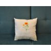 Pillow HERB 30x30 100% ba canvas CALENDULA embroidery