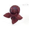 Folklore scarf Ondrin VSh 76x76 MEADOW maroon