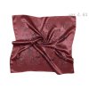 Folklore scarf Ondrin VSh 76x76 ROSE AND FAN maroon