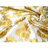 Ondran 160 folklore brocade GERBERA WITH APPLES LARGE ivory | R11