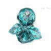 Folklore scarf Ondrin VSh 76x76 WINE LEAF turquoise