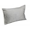 Pillow case with border Onest 30x40 LEAVES gray
