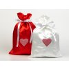 DARKOVY PYTLIK SATEN SRDCE BILA CERVENA
