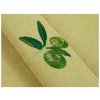 Tablecloth 100% ba 40x140 square with embroidery OLIVE green