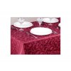 Tablecloth Odaska CURLS burgundy