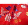 Folklore scarf Ondrit VSh 90x90 BUTTERFLY red