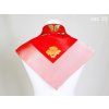 Folklore scarf Ondrit VSh 90x90 BUTTERFLY red