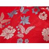Folklore scarf Ondrit VSh 90x90 BUTTERFLY red