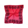 Šátek Ondrin VSh 160x160 RŮŽE S KRAJKOU červená
