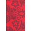 Cutlery pocket brocade set 2 pcs CALYX red