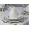 Tablecloth place setting Odaska 30x40 set of 2 baroque white