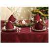 Tablecloth Odaska targets burgundy