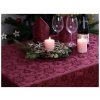 Tablecloth Odaska LACE burgundy