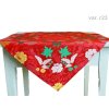 R6460 23 27601365 Ubrus Ondrit 66x66 Motýli červená (2)