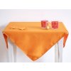 Ubrus 88x88 hladká oranžová (3)