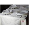 Tablecloth Odaska tread 40x140 fans white