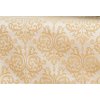 Ubrus brokát 40x140 ORNAMENT okrově zlatá