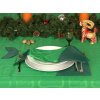 Tablecloth Odaska placemat 30x40 set of 2 pcs fishing green