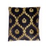 23500250 Povlak na polštář brokát 50x50 granátové jablko černá zlatá 51056 R624 39 1 (1)
