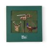 Set of hunting handkerchiefs BA 414 with embroidery KRB mix