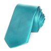 Tie PESh 7 cm satin turquoise