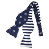 Bow tie PESh 7132 DUO STEERING STRIPE blue